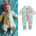 thumbnail image 1 of Mameluco de bebé niño Mickey Minnie Mouse ropa de manga larga primavera otoño niños niñas cremallera infantil subir monos para niños Toddler3T Gao Jinjia LED, 1 of 2