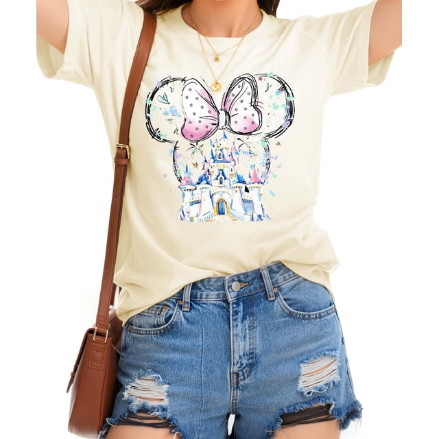 Camiseta Talovee Magical Castle Magic Kingdom para mujer