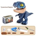thumbnail image 2 of 5 In 1 Dinosaur Themed Stationery Kit With Pencil Sharpener Eraser Flexible Ruler Stapler For School Children, 2 of 8