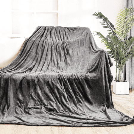 Maxkare Electric Heated Blanket 72"x84" Full Size Flannel Heated Blanket for Whole Body Warming with 4 Heating Levels & 10 Hours Auto Off, Machine Washable