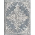 thumbnail image 3 of Unique Loom Tuareg Collection Area Rug - Medallion (9' x 12' Rectangle Gray/Beige), 3 of 7