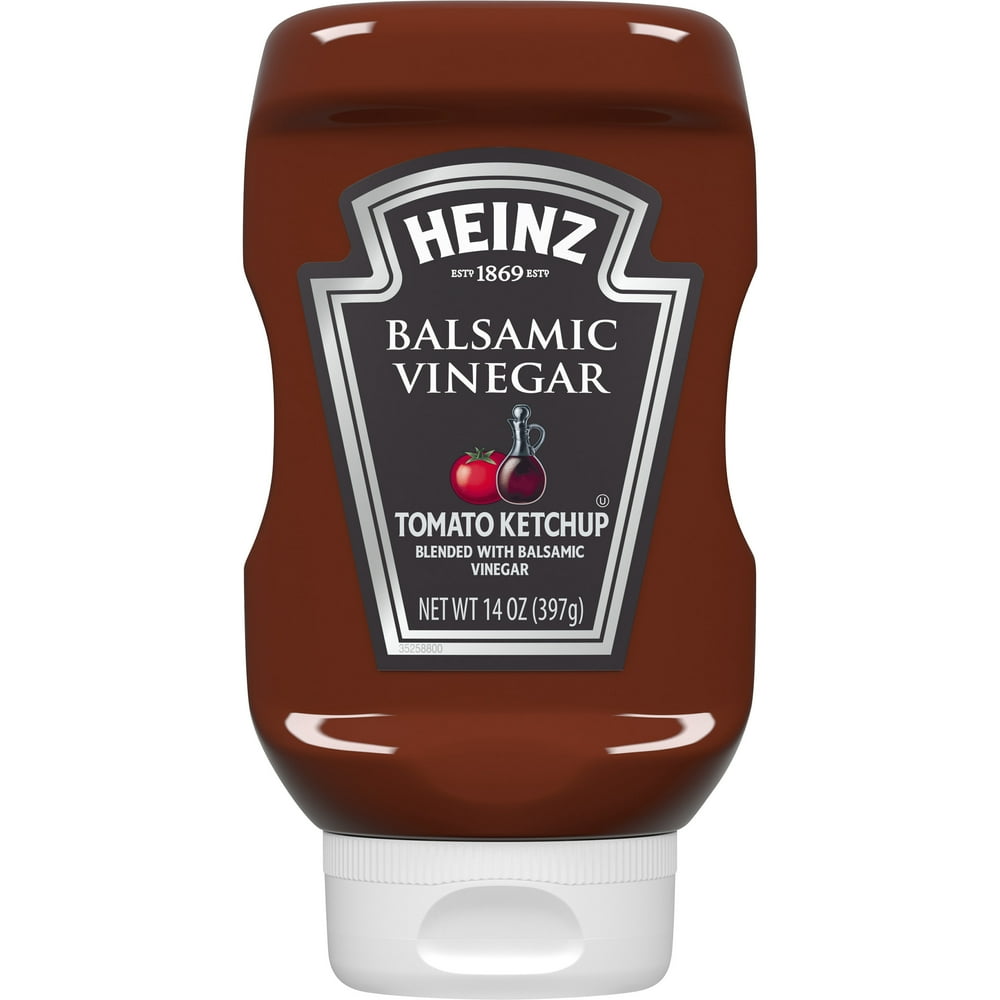 Heinz Balsamic Vinegar Tomato Ketchup 14 Oz Squeezable Bottle 1378