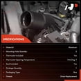 thumbnail image 2 of A-Premium Engine Thermostat Housing Assembly Compatible with Chevy, GMC, Cadillac, Isuzu, Hummer & Pontiac Vehicles - 97-03 - Silverado Express Savana 1500 2500 3500, Tahoe, Escalade, Firebird & More, 2 of 6