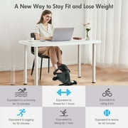Baokaler Under Desk Exercise Bike, Foot Pedal Exerciser, Portable Under Desk Pedal Stepper with Digital Display, Mini Leg Exerciser for Home