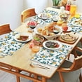 thumbnail image 2 of Bright Citrus Lemon Placemats, Flax Linen Table Mats Set of 4, Wrinkle Free and Heat Resistant, Retro Floral Fruit Pattern Ideal for Cute Summer Kitchen Decor, 2 of 6
