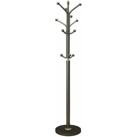 Coat Rack Freestanding, Coat Hanger Stand 12 Hooks- Metal Hall Tree ...