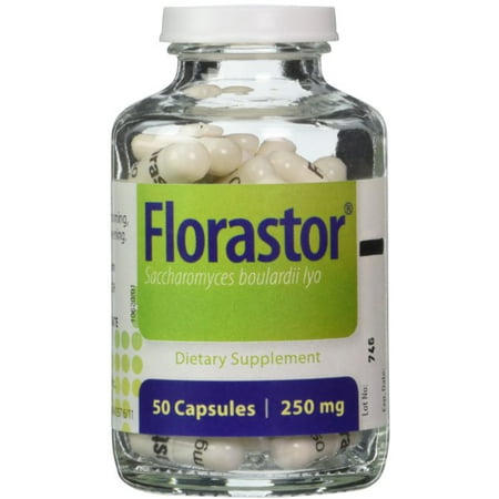 FLORASTOR supplément quotidien Probiotique 50 Capsules (Paquet de 6)