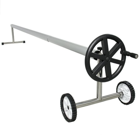 - Best Choice Products 21ft Aluminum Inground Swimming Pool Cover Reel w/ Hand Crank - Silver