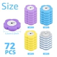 thumbnail image 2 of 72Pcs Toilet Brush Refill Pad Set Reusable Scented Sponge Toilet Bowl Cleaning Refill Replacement Brush Head for Bathroom Cleaning, 2 of 10