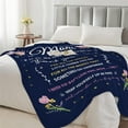 thumbnail image 3 of Bonus Mom Gifts, Gifts for Step Mom from Daughter, Bonus Mom Christmas Birthday Gifts, Wedding Gifts for Bonus Mom, Best Step Mom Gifts Ideas, Gifts for Step Mom for Christmas Blanket 50"x60", 3 of 6
