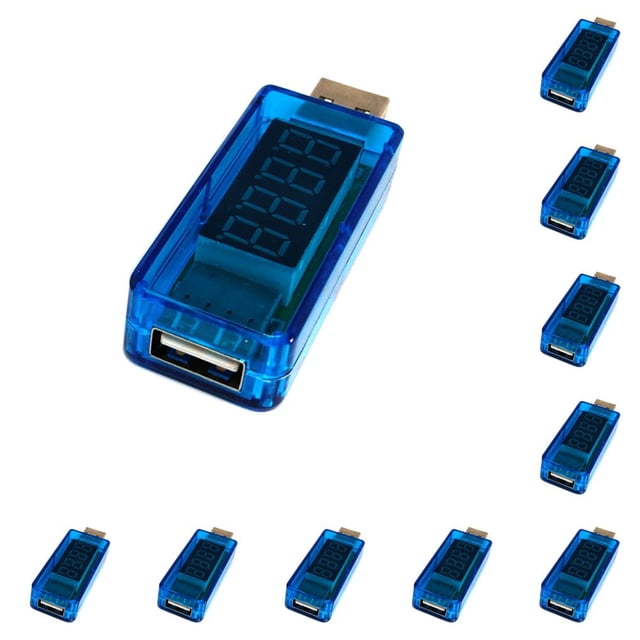 Tholdsy Probador de capacidad de voltaje de corriente Universal profesional, Detector estable de alta resistencia, probadores de , detectores Azul 10Conjunto