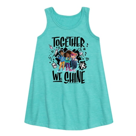

Karma s World - Winston Karma & Alex - Together We Shine - Toddler & Youth Girls A-line Dress