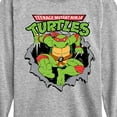 thumbnail image 3 of Teenage Mutant Ninja Turtles - Raphael Breaking Through Shirt - Toddler & Youth Long Sleeve Graphic T-Shirt, 3 of 5