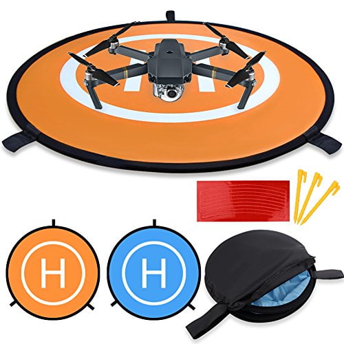 Kinbon Drone Landing Pads Waterproof 30 Universal Landing Pad Fastfold Double Sided Quadcopter Landing Pads For Rc Drones Helicopter Dji Spark Mavic Pro Phantom 234 Pro Inspire 21 3dr Solo Walmart Com Walmart Com