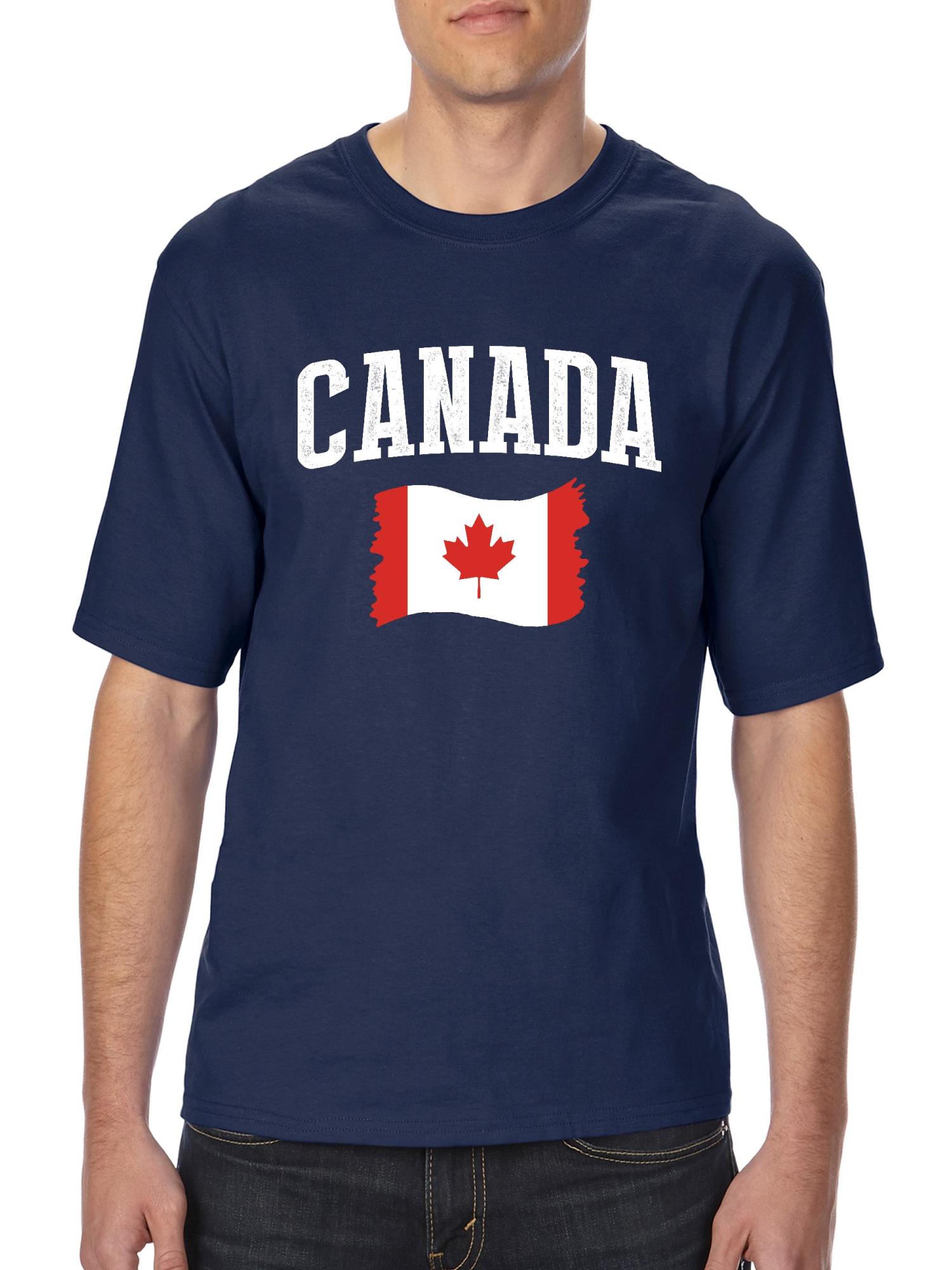 Normal is Boring Mens and Big Mens Canada Flag TShirt, up to size
