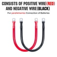 thumbnail image 4 of Cable de batería ECO-WORTHY 2 AWG con terminales de 5/16 pulgadas de 30 cm, 4 of 8