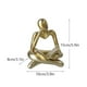thumbnail image 4 of Estatua Minimalista Adorno de Escritorio Figura Geométrica 2x Dorado, 4 of 9