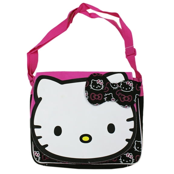 Sanrio Hello Kitty Small Fabric and Faux Leather Knapsack