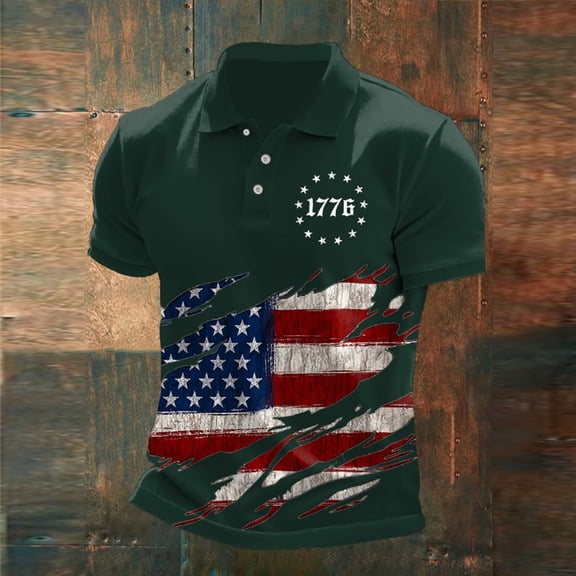 Mens 250 Anniversary Polo Shirts Plus Size Short Sleeve Usa Shirt 1776-2026 4th Of July 250 Year American Anniversary T Shirts