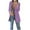 Purple, variant on Lindreshi Womens Plus Size Blazers on Women Winter Long Sleeve Office Coat Cardigans Suit Long Jacket