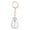M, variant on Keychain Bag Hanging Clear Puppy Hair Keepsake Capsule Pets Dog Fur Container Memorial Keychain Decoration Gift Pendant