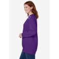 thumbnail image 3 of Woman Within Plus Size Crewneck Fleece Sweatshirt, 3 of 6