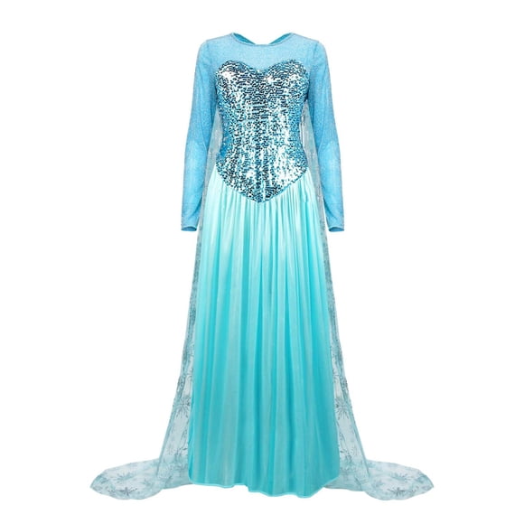 Colorfog Robe Élégante de Princesse pour Femmes Costume de Cosplay Robe de Fête de Noël Robe de Fée (TTP)