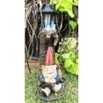 thumbnail image 4 of Ebros Summer Slumber Gnome With Buddy Turtle Solar Path LED Light Garden Statue, 4 of 9