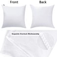 thumbnail image 2 of Fundas de Almohada Thmyo Paquete de 4 Algodón 66x66 cm Blanco, 2 of 9