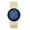 Blue-GLD, variant on Men's Simple Slim Stainless Steel Round Dial Mesh Band sleek designer Wrist Watches - 4904