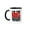 Black/White, variant on 3drose, Im the Crazy Uncle Everyone Warned You About Red, 11oz Two-tone Yellow Mug