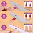thumbnail image 3 of Set de Limas de Uñas de Gel Teenitor Profesional Lavable de Doble Cara, 3 of 8