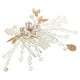 thumbnail image 4 of Elegante peineta de boda para novias, impresionantes accesorios para el cabello lateral, joyas para ocasiones especiales y peinados de novia, 4 of 8
