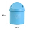 thumbnail image 3 of Yesbay Storage Bucket Wide Application Multi-use PP Desktop Storage Bin,Blue, 3 of 8