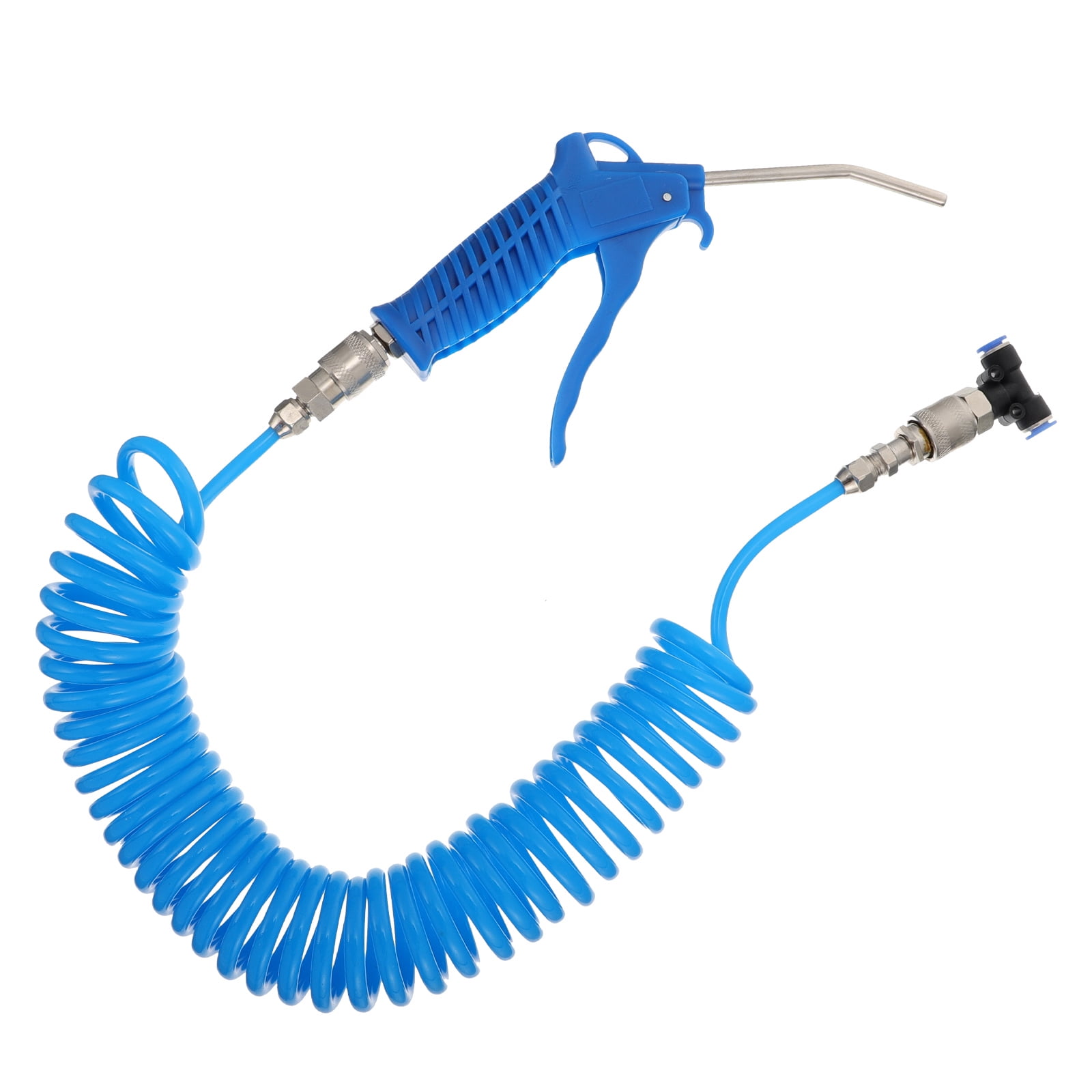 NUOLUX Building Cleaning Blower Air Duster Blue Coiled Hose 1 Set