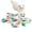 colorful, variant on Interactive Cat Toys for Indoor Cats, Automatic Cat Toys, Moving Wand Feather Toy, Rechargeable Kitten Exercise Toys