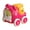 Hot Pink, variant on Bidirectional Glider​​ Blue Inertia Construction Vehicle, Push and Go Flip Top Car with Storage, Hand Powered Motion Toy for Pretend Play Rubber Wheel Toy​​