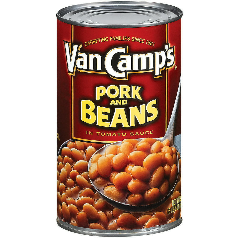 Van Camp's Pork and Beans, Canned Beans, 53 OZ