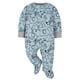 thumbnail image 4 of Gerber Baby Boys '4 Pack Sleep 'N Play Footie Jungle Blue 0-3 Meses, 4 of 6