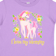 thumbnail image 4 of Inktastic I Love My Mommy Unicorn with Pink and Yellow Flowers Boys or Girls Toddler T-Shirt, 4 of 5