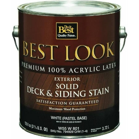 Best Look Exterior Latex Solid Color Deck And Siding Stain,Part (Best Place For Decking)