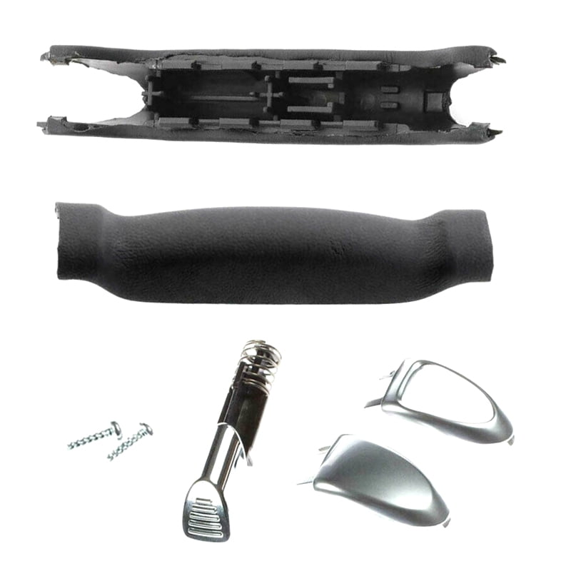 LuMon Handbrake Handle Repair Kit Soft Feel Parking Hand Brake Stop Handle for Ford Galaxy S-Max 