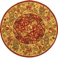 thumbnail image 3 of Safavieh Chelsea Henrietta Oriental Area Rug, Red/Ivory, 4' x 4' Round, 3 of 13