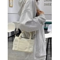thumbnail image 4 of Kukuzhu Small Corduroy Tote Handbags Women Fashion Satchel Casual Zipper Crossbody Bag Hobo Bag Messenger Bag 2023, 4 of 5