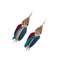 thumbnail image 2 of Pendientes de borla de flores colgantes Minnieouse Multicolor fáciles de combinar con personalidad, 2 of 6