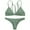 Green, variant on for Women Back Strappy Padded Bathing Suit Brown M
