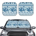 thumbnail image 2 of Saiise Sea Underwater Jellyfish for Foldable Car Sun Shades (2-Pack) Offer Sun Protection with an Easy-fold Design for Convenient Windshield Shading-Small, 2 of 5