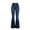 Blue, variant on Aoochasliy Clothes Womens Pants Petite Ladies Sexy High-waist Wide-legged Casual Pants Teenagers Classic Denim Skinny