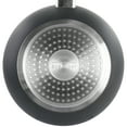 thumbnail image 6 of Martha Stewart Everyday 10 Piece Nonstick Aluminum Cookware Set in Black with Strainer Lids, 6 of 8