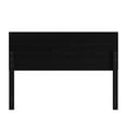 thumbnail image 6 of Home Design Yakima Full Headboard with Farmhouse Design, Black, Adjustable Height, Easy Assembly, 6 of 7